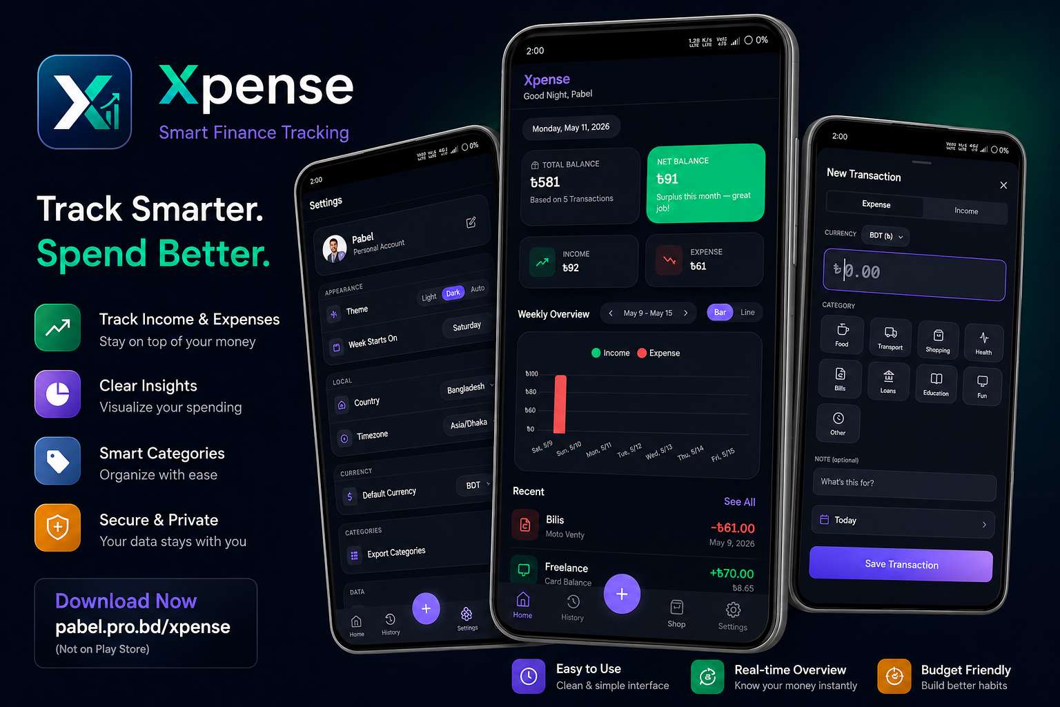 Xpense Overview